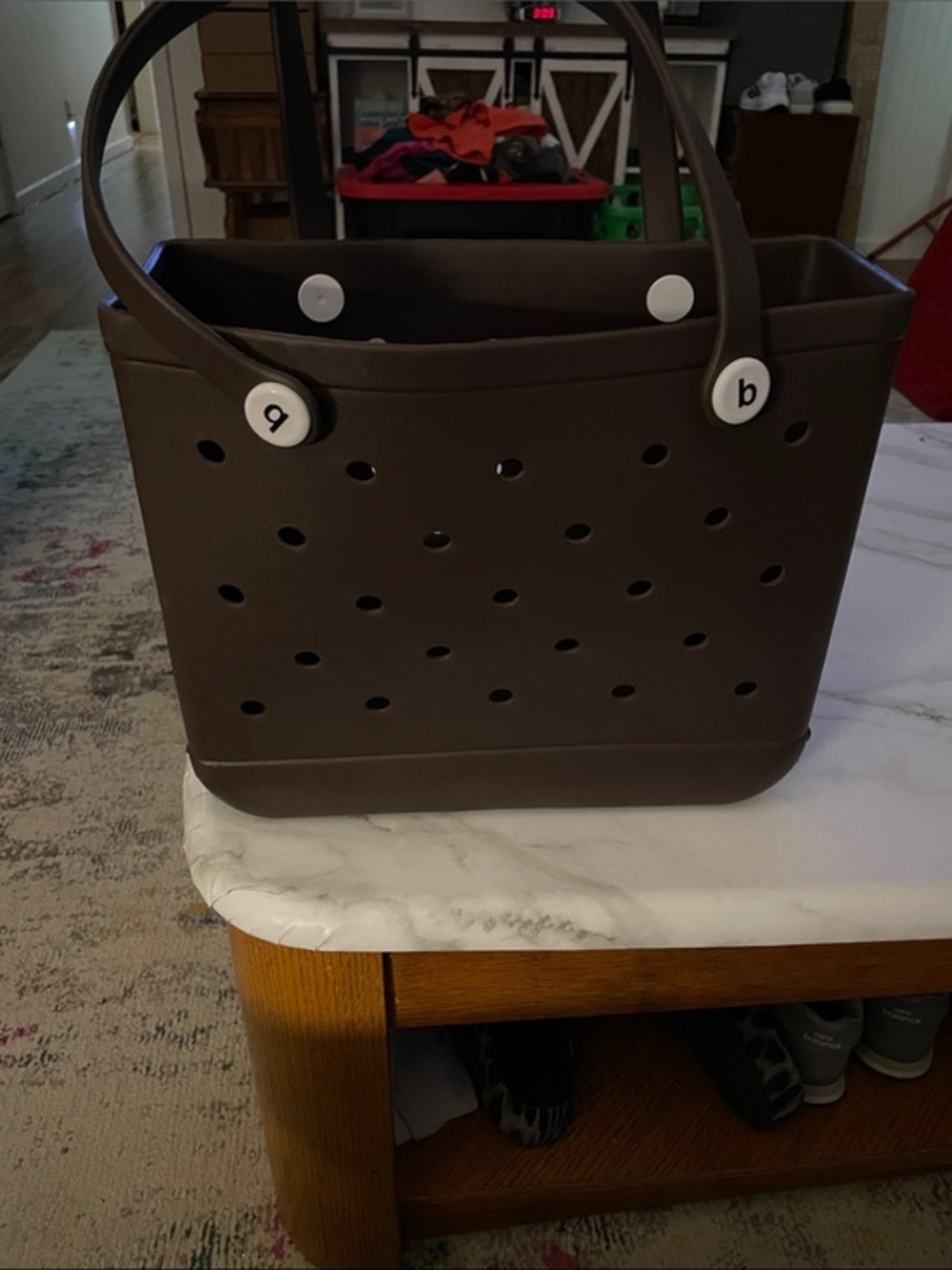 Brown Bogg bag ( medium )